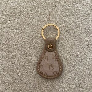 Dooney & Bourke Tan Leather Key chain